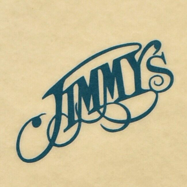 1990s Jimmy\'s Restaurant Menu Holiday Inn Hotel US-50 I-81 Winchester Virginia