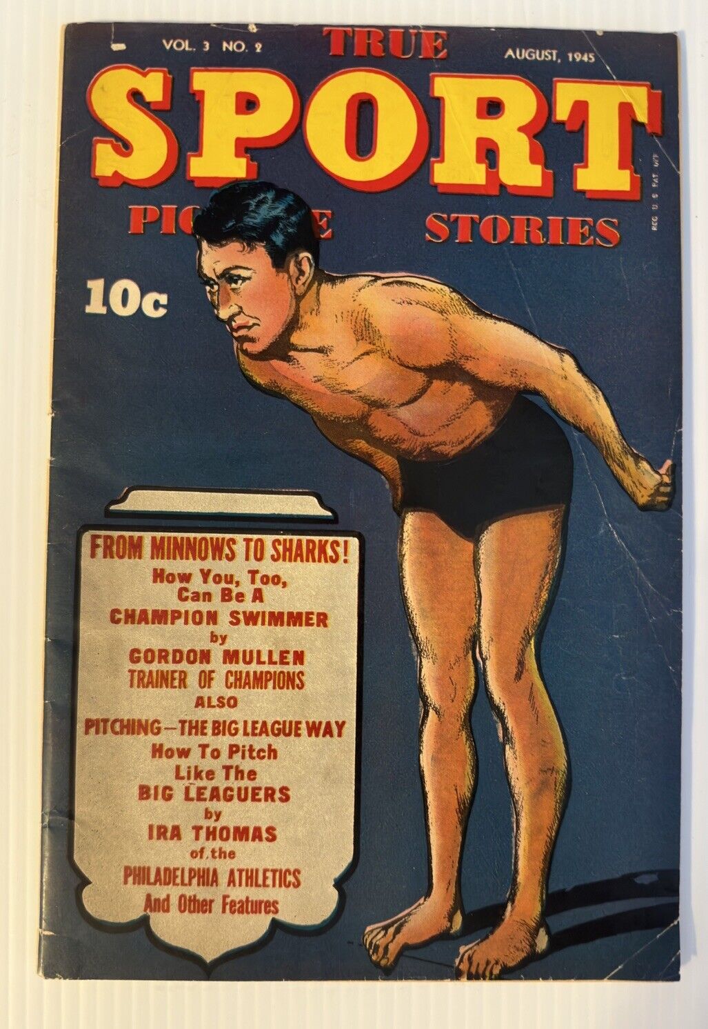 True Sport Picture Stories #2 1945 (VG) Golden Age