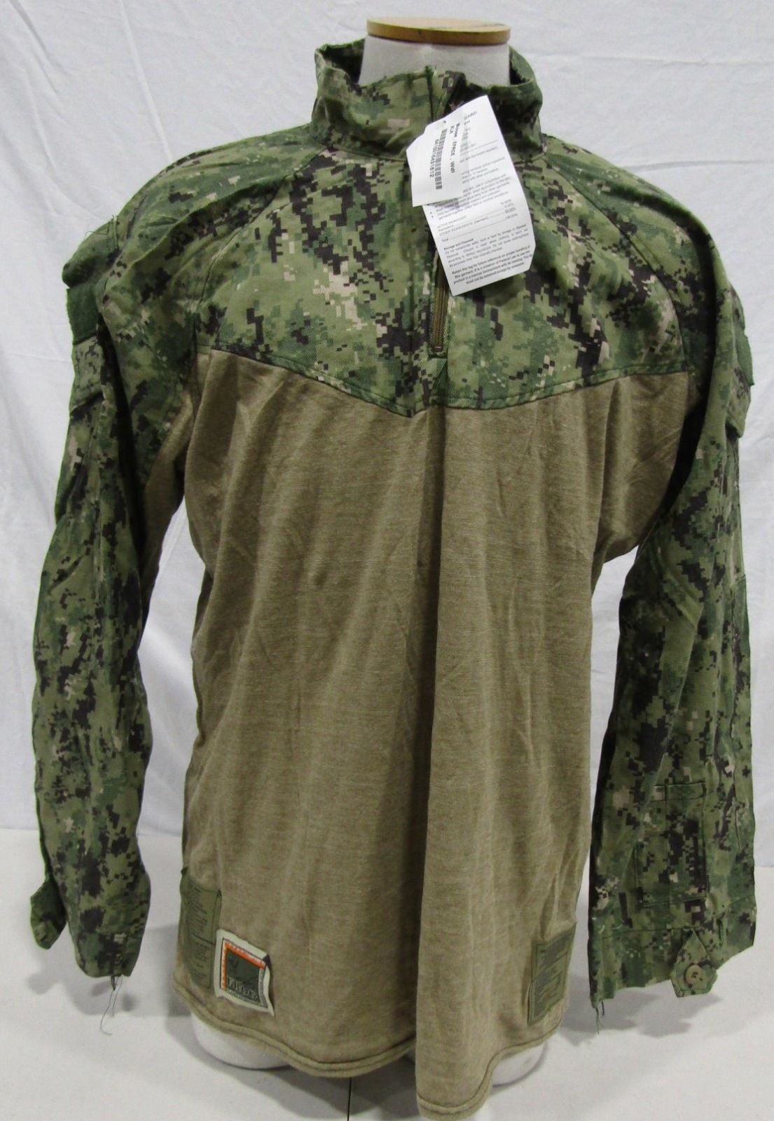 New US Navy Seal Enhanced FR Combat Ensemble Blouse Shirt AOR2 NWU III FROG XL-R
