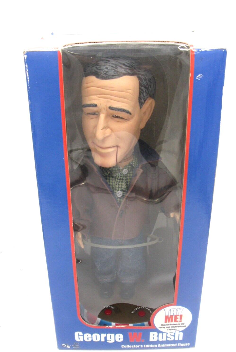 George W Bush Collector’s Edition Animated Figure Gemmy Pop Culture Talking Doll