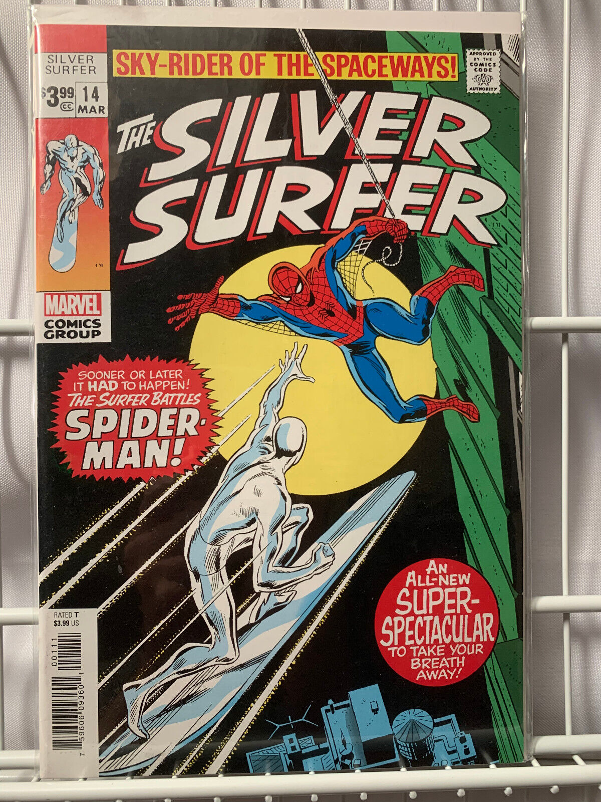SILVER SURFER #14 FACSIMILE Stan Lee John Buscema Marvel 2019 Spiderman