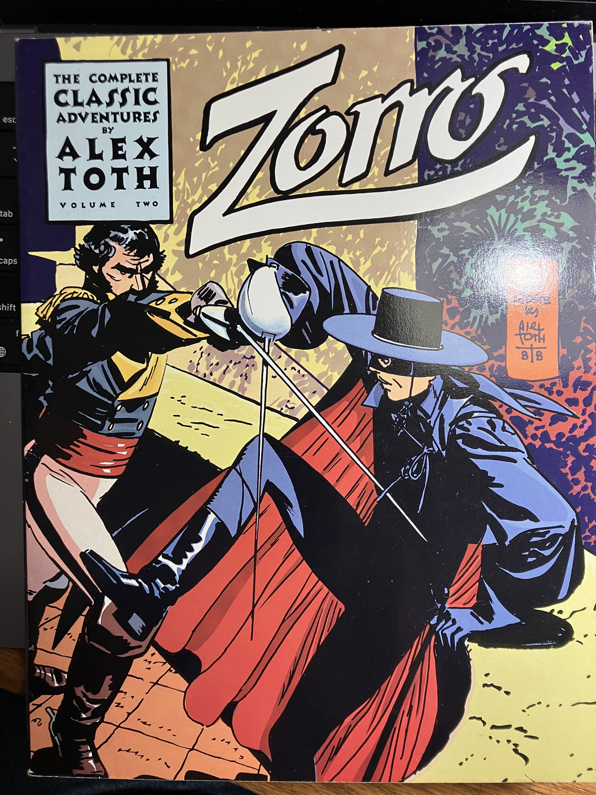 RARE Walt Disney\'s ZORRO Complete Classic Adv VOL 2 by ALEX TOTH 1st Print 1988