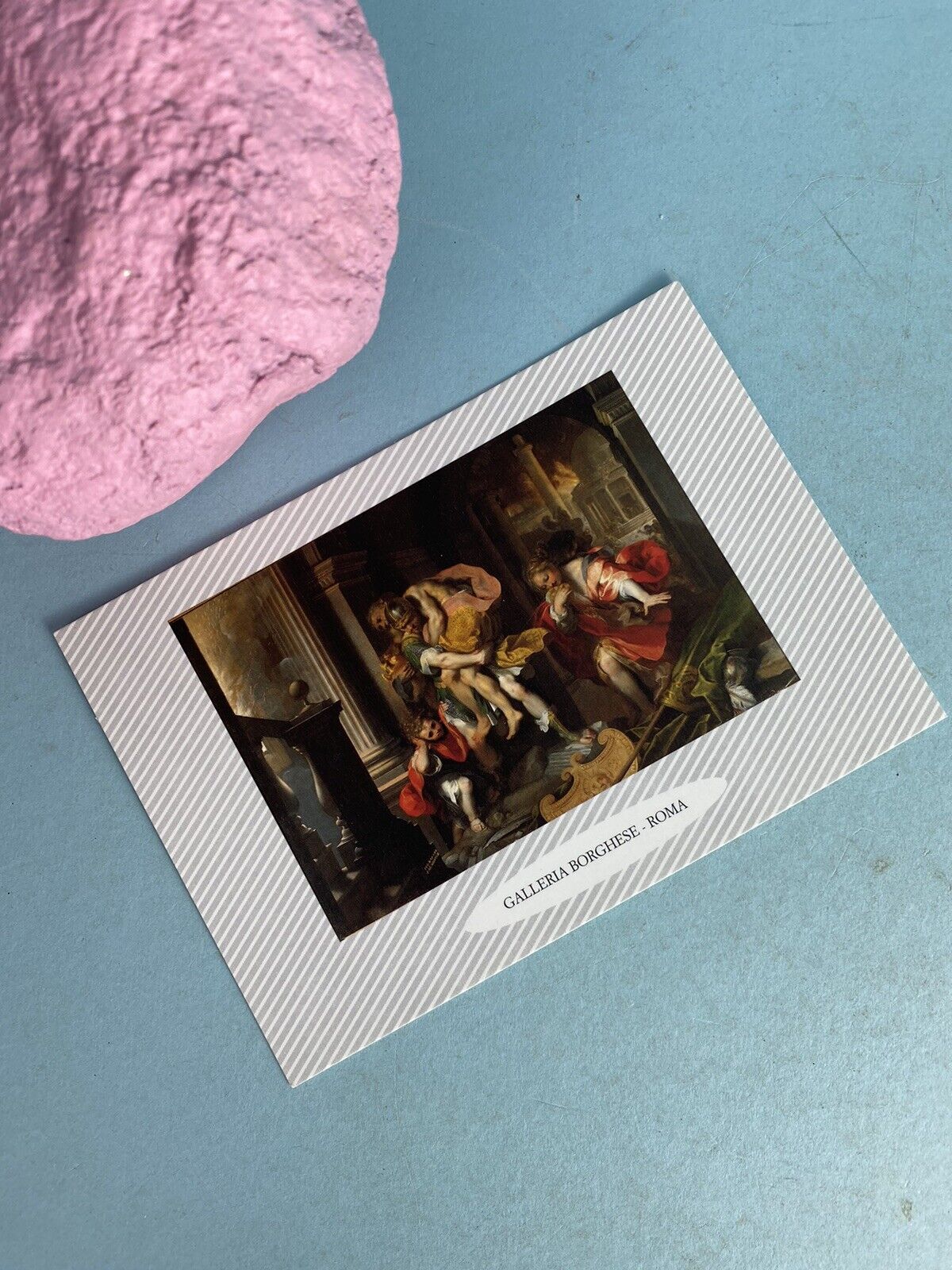 1997 La fuga di Enea da Troia Postcard Galleria Borghese - Roma
