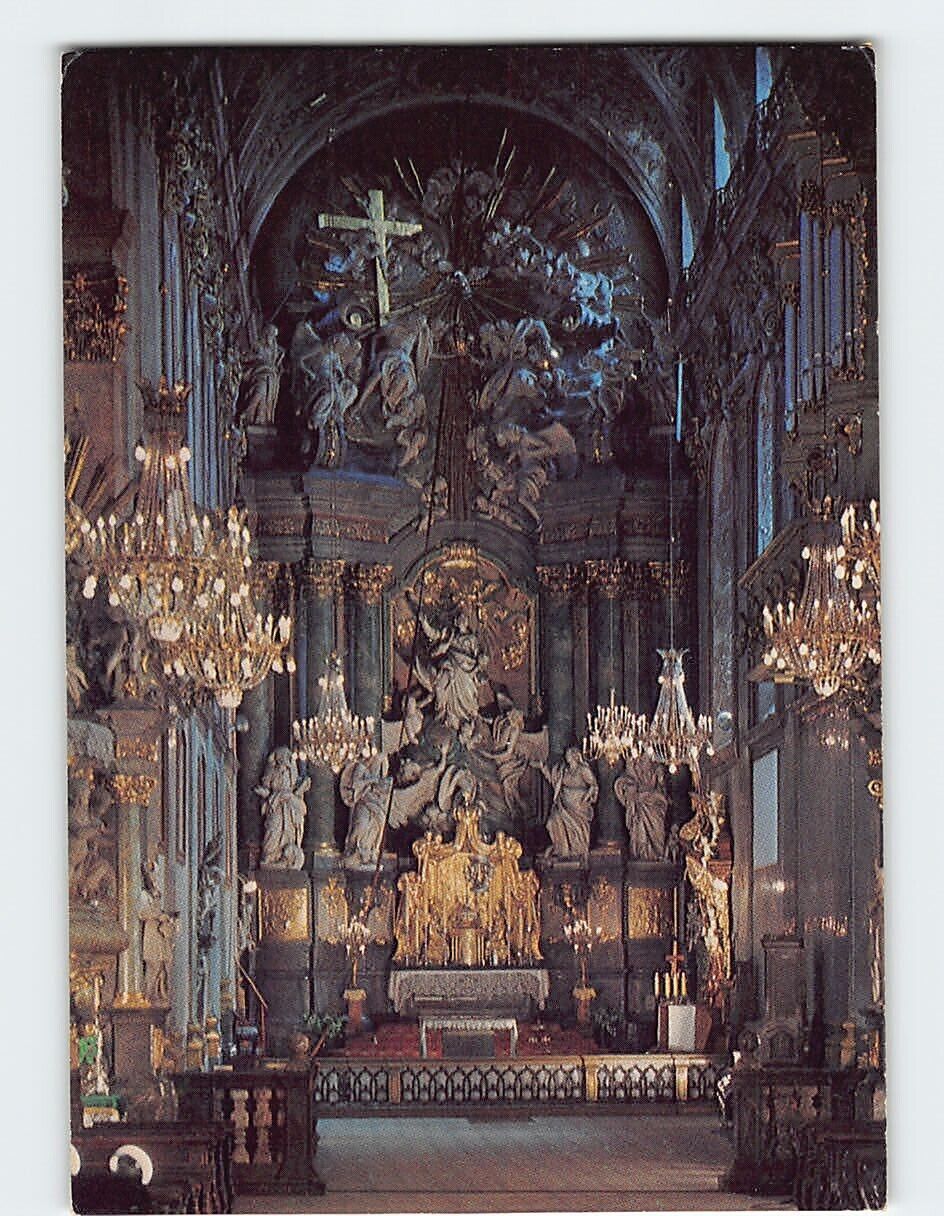 Postcard - Late baroque main altar, Jasna Góra - Częstochowa, Poland