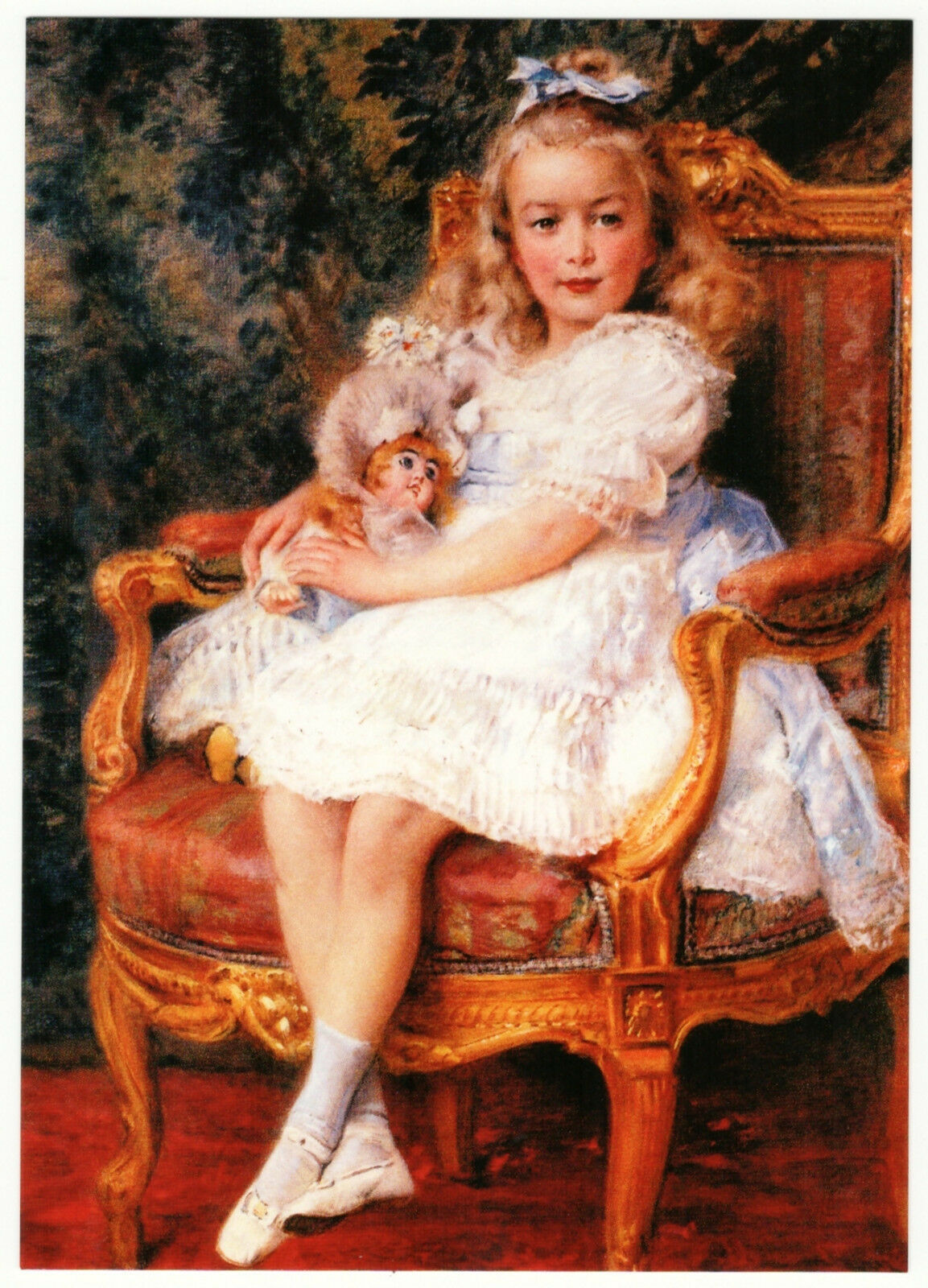 Portrait of Grand Duchess Maria Nikolaevna Russian Romanov Royalty Postcard