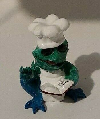 Pierre Kittys Critters Chef Frog