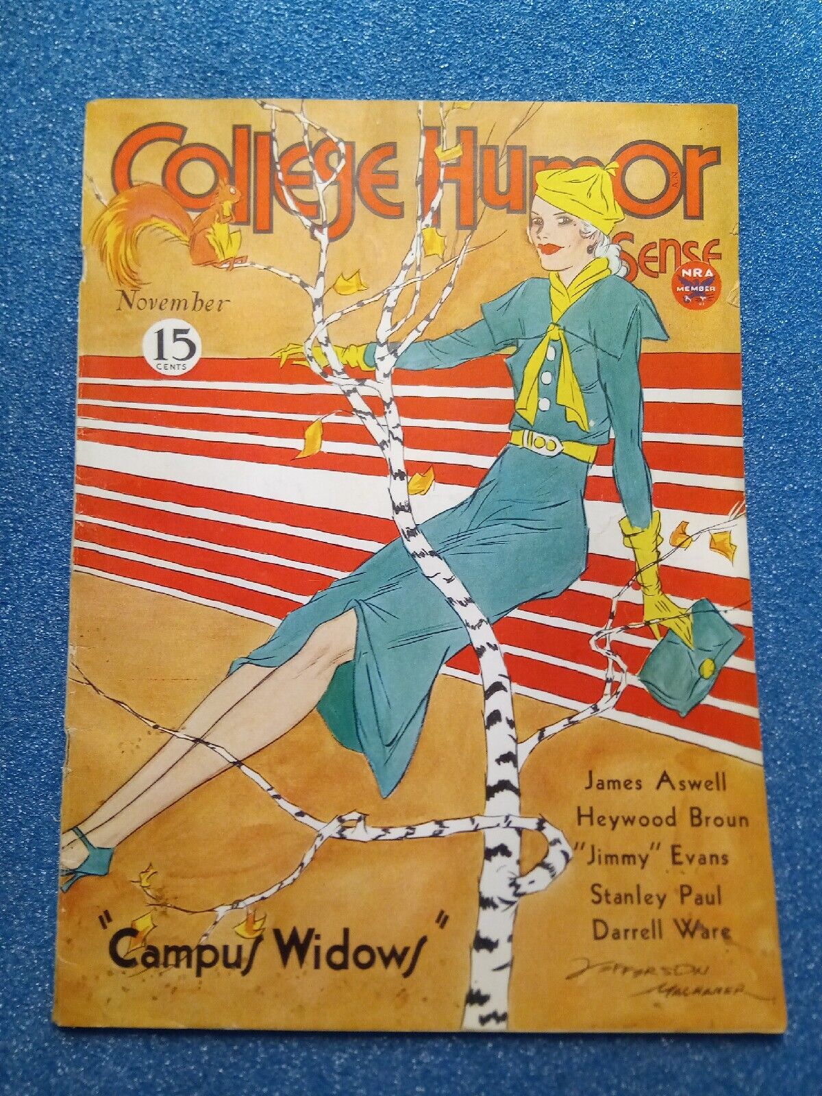 November 1933 College Humor Magazine 