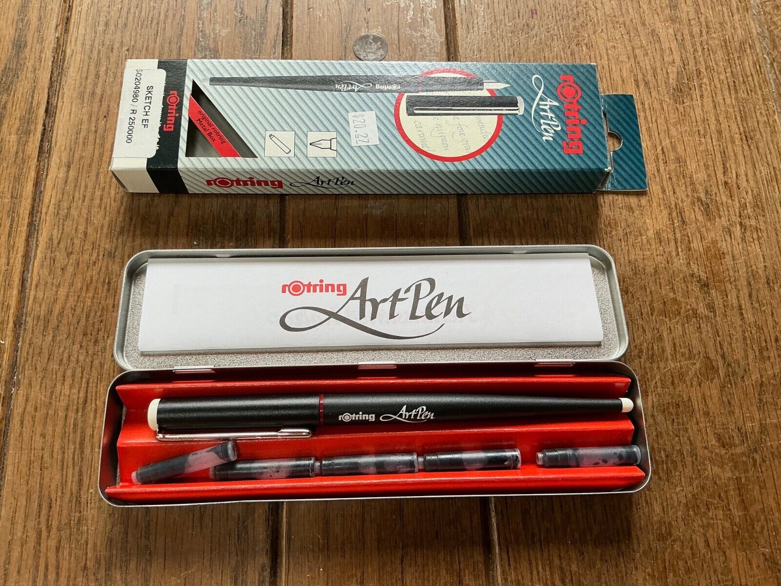 Vintage Rotring Art Pen – new in box