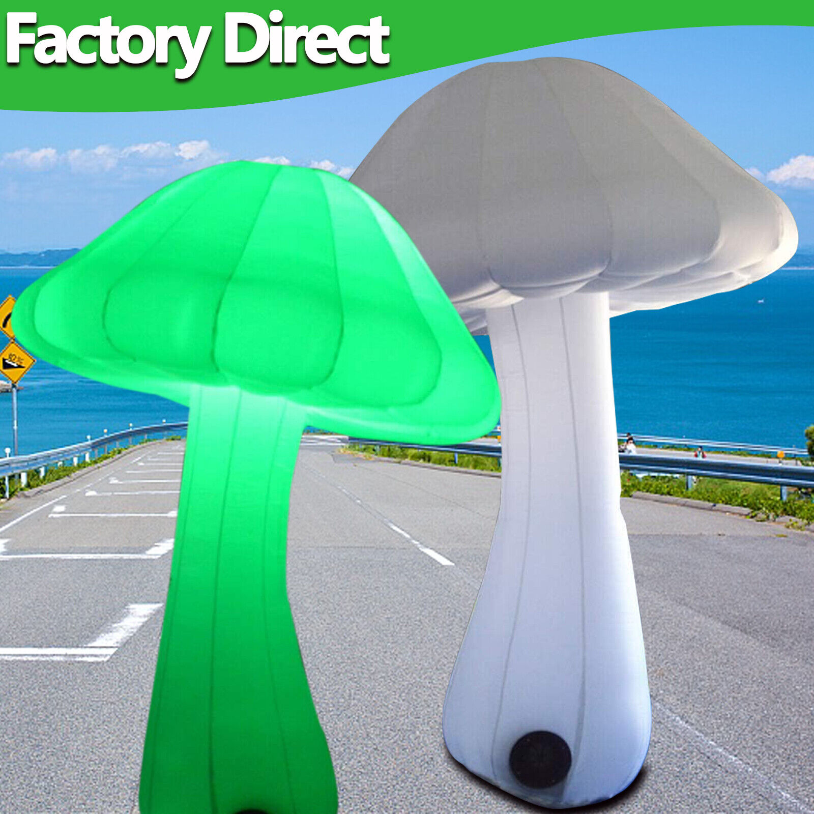 Inflatable Mushroom Decorations W/Air Blowe for Theme Park Event Party Decoratio