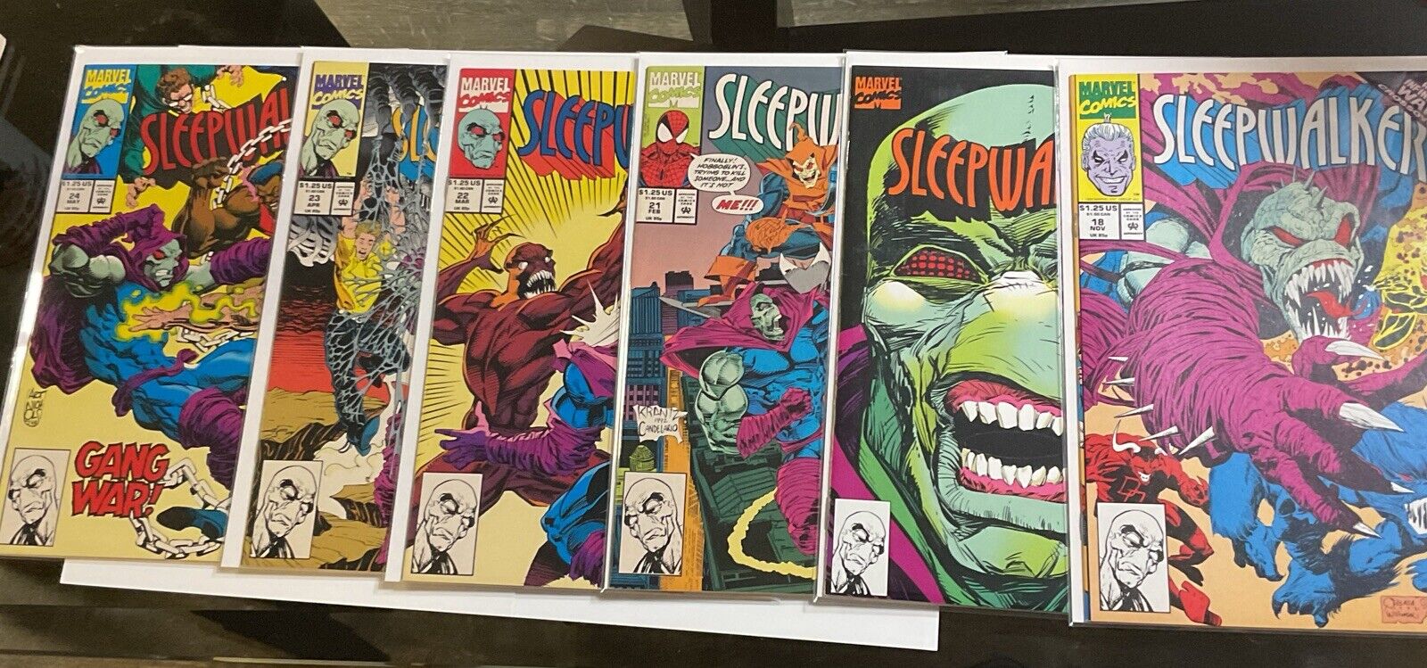 Vintage Lot of 6 Sleepwalker #18,19,21,22,23,24 VF-NM Marvel 1992-3 HIGH GRADE