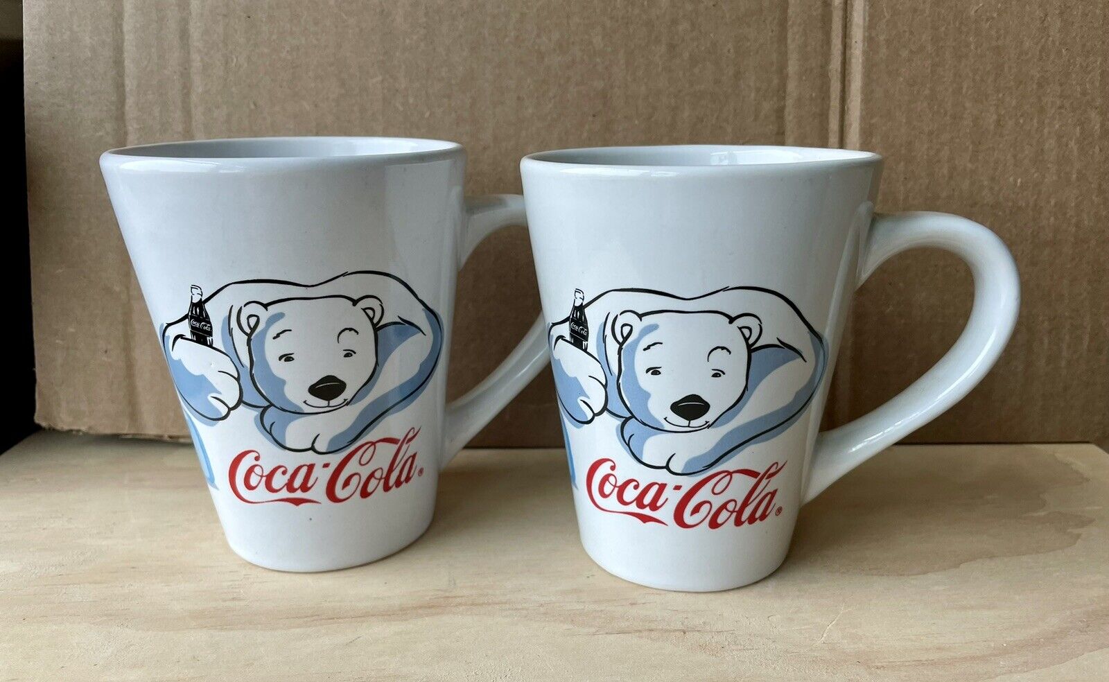 Vintage Coca Cola Polar Bear Coffee Mug by Gibson 2003 Rare