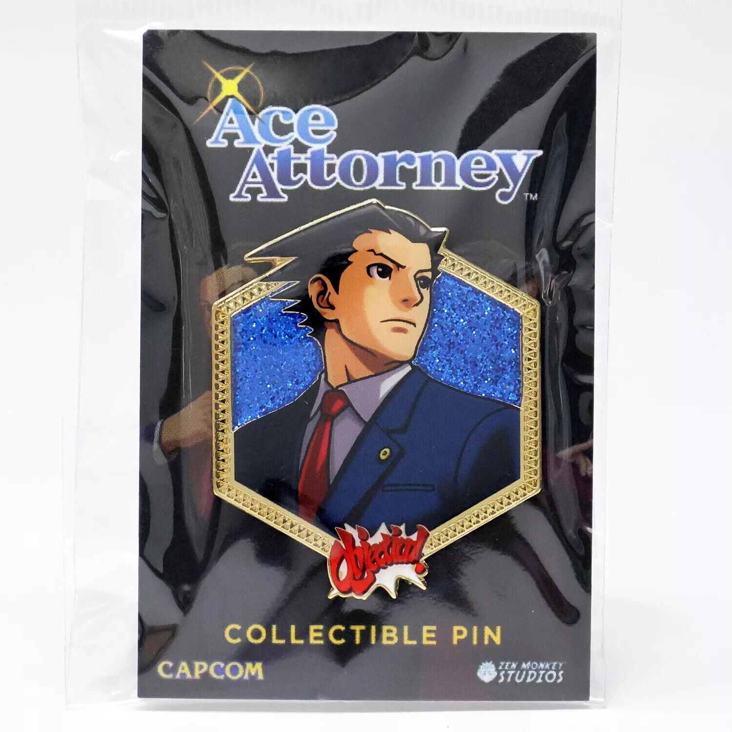 Phoenix Wright Ace Attorney Collectible Limited Edition Enamel Pins Lot Official