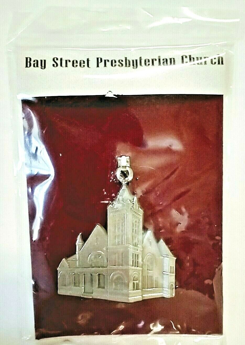 Bay Street Presbyterian Church Aitkens Pewter Ornament, Hattiesburg Mississippi