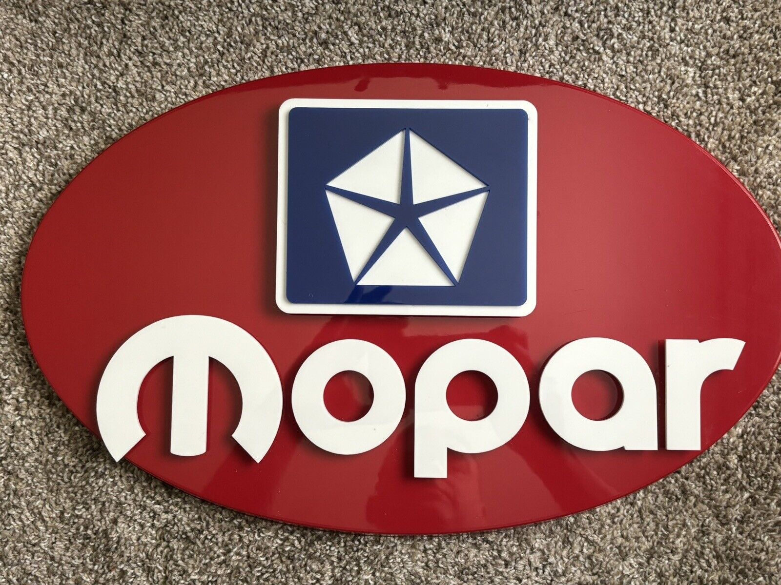 Custom Hand Made MOPAR  Sign Dodge Plymouth Chrysler Raised Letters / Emblem