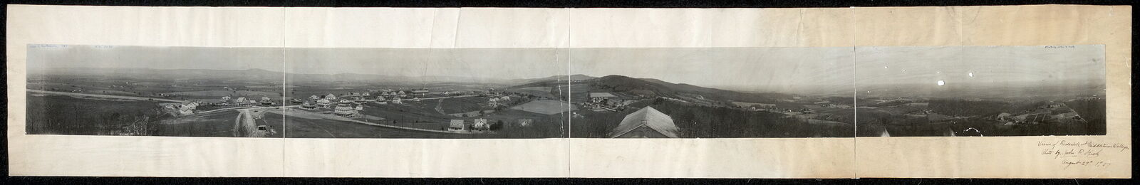 Photo:1907 Panoramic: View of Frederick,Middletown valleys,Maryland