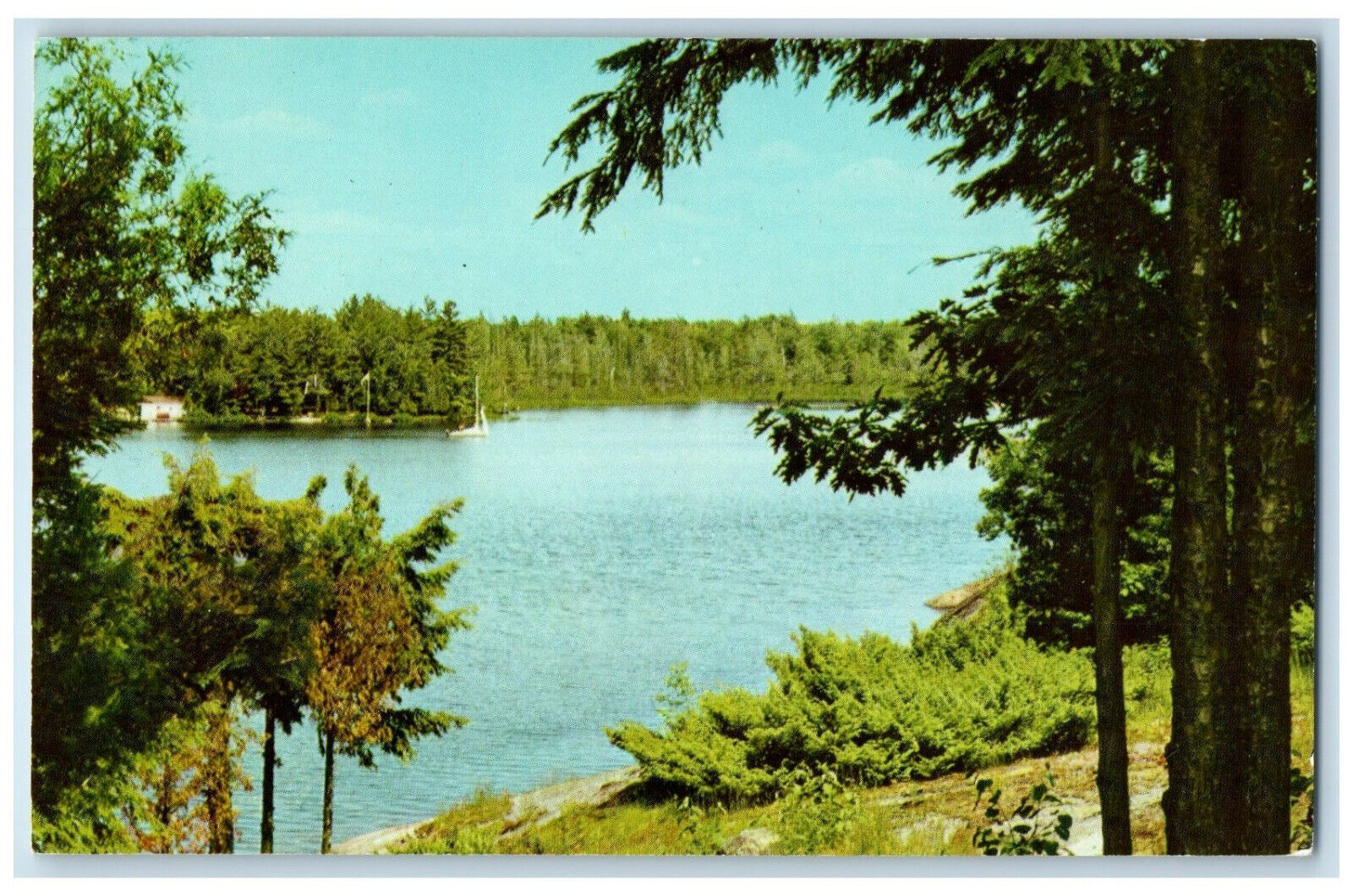 c1950\'s Huberdeau Cte. Argenteuil Quebec Canada Vintage Unposted Postcard