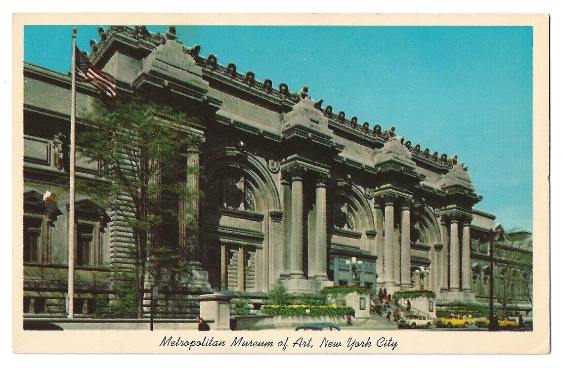 New York City Manhattan c1960's Metropolitan Museum of Art, Fifth Avenue