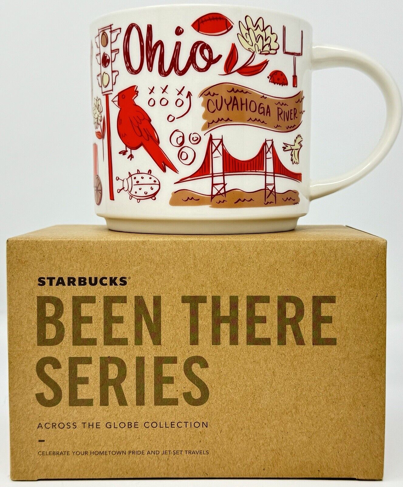 Starbucks 2017 OHIO Been There Series Across The Globe Collection Mug, 14oz