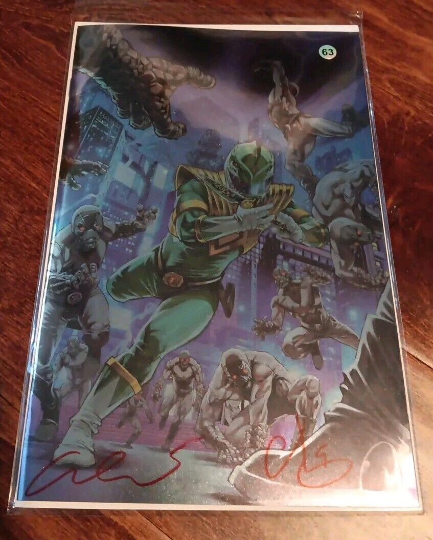 Mighty Morphin Power Rangers The Return #3 FOIL Escorza Signed With Coa
