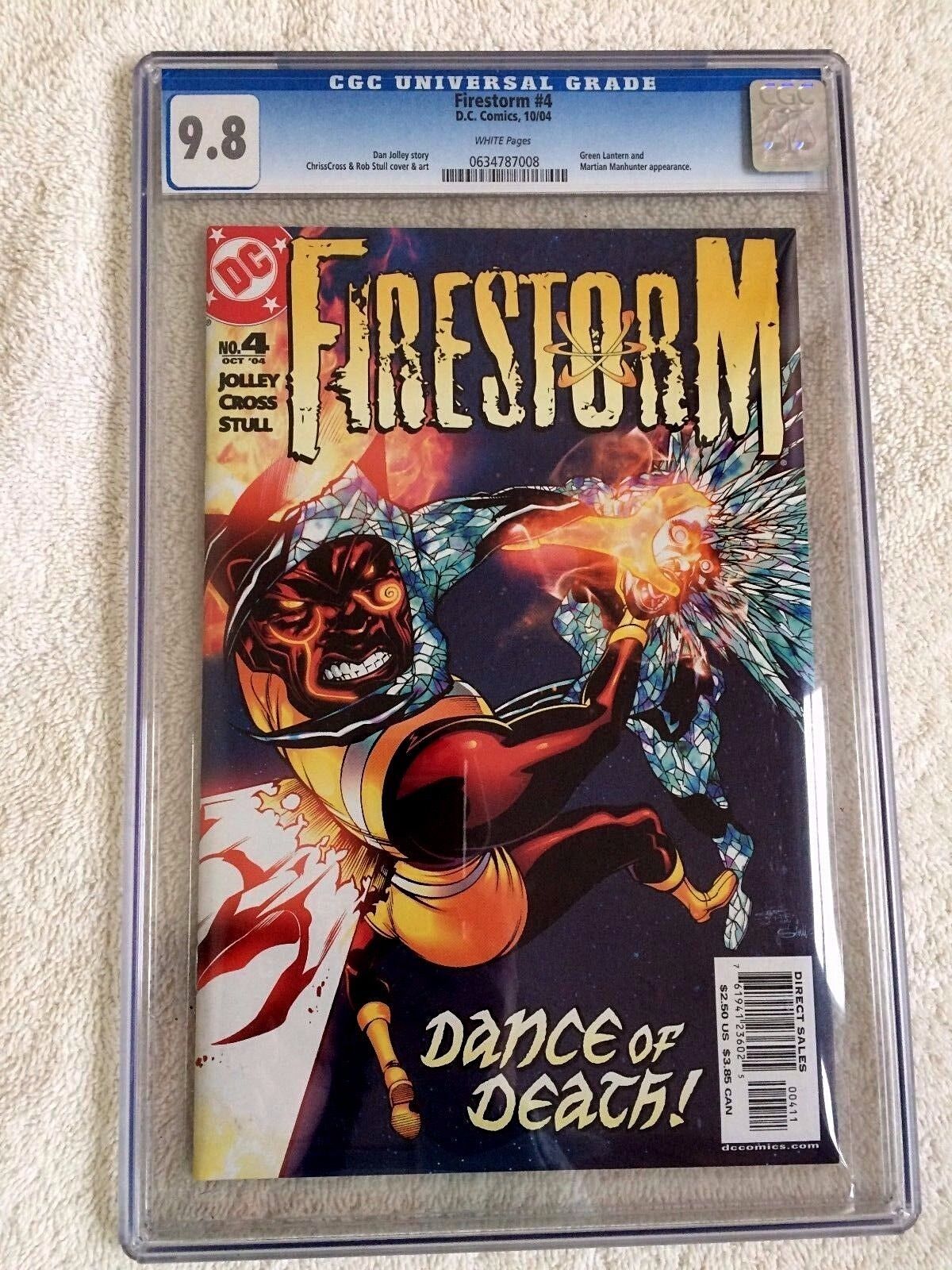 Firestorm #4 DC Comics October 2004 CGC 9.8 White pages 