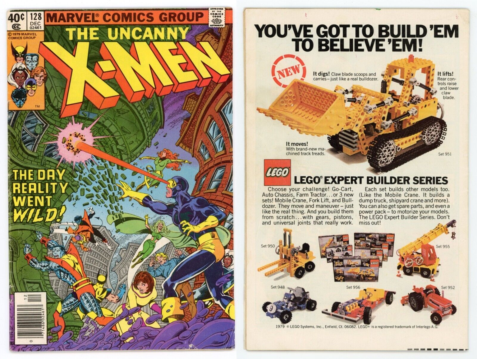 Uncanny X-Men #128 (FN 6.0) NEWSSTAND Proteus Wolverine Cyclops 1979 Marvel
