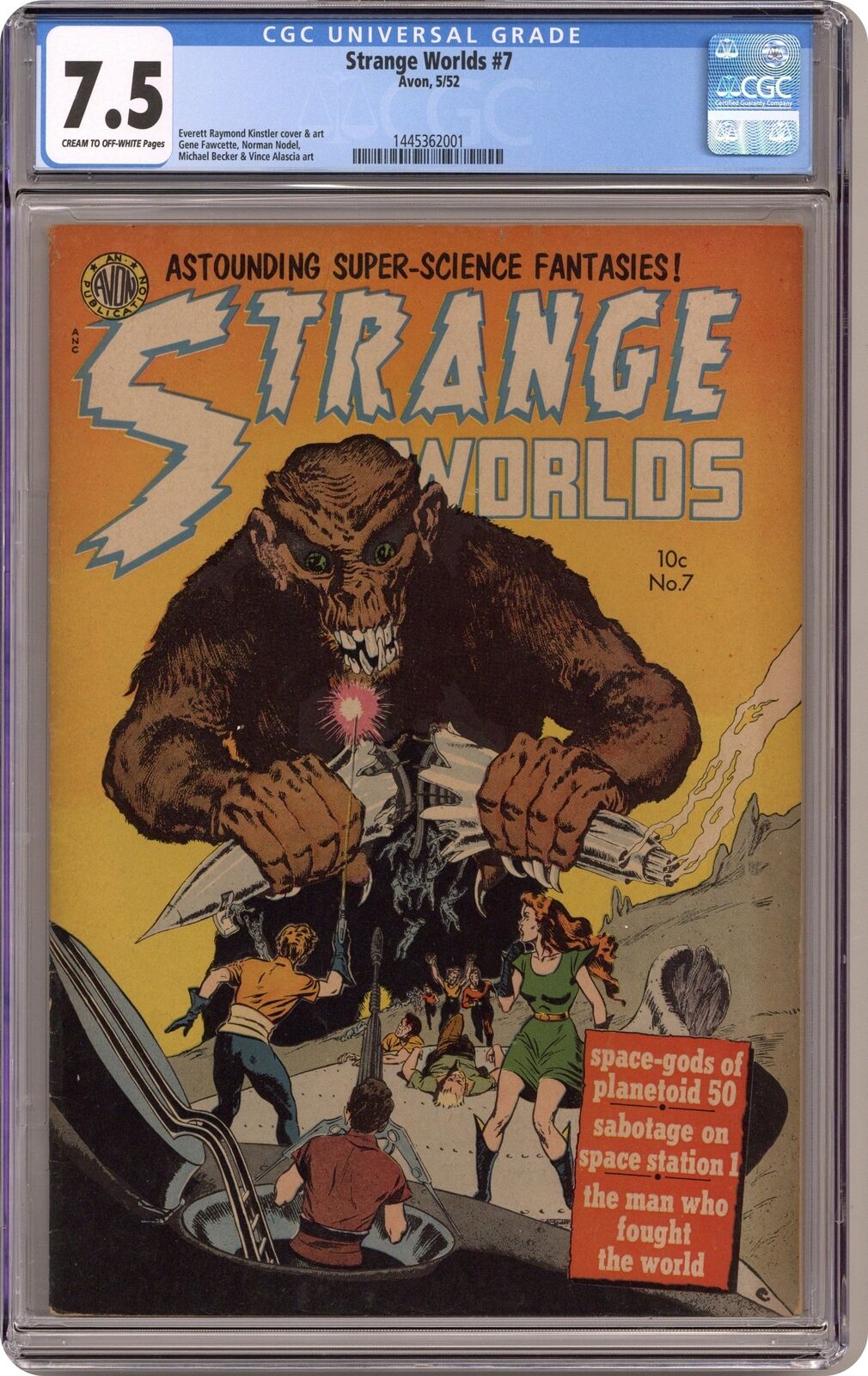 Strange Worlds #7 CGC 7.5 1952 1445362001