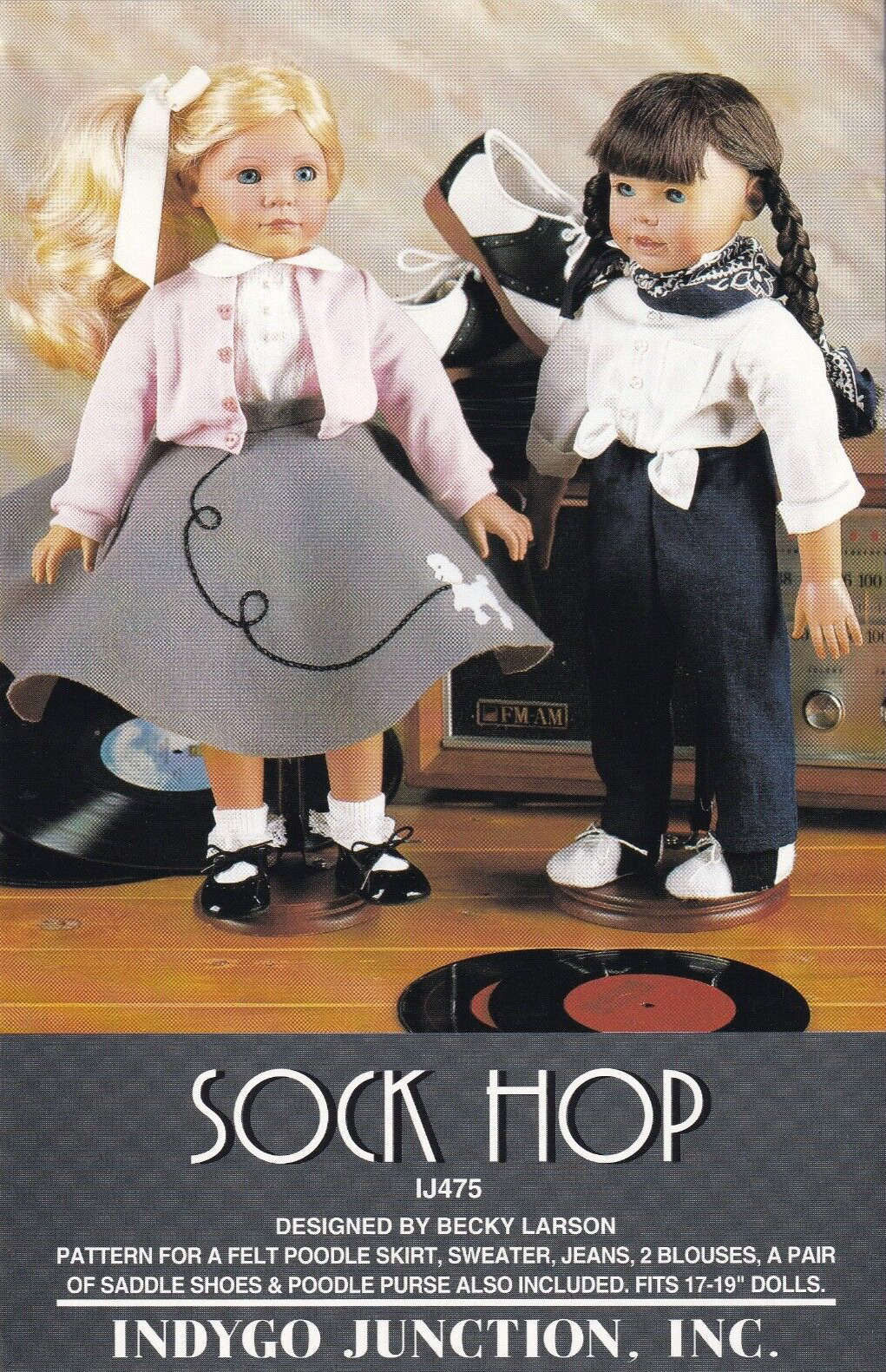 Indygo Junction Pattern - Sock Hop-Poodle Skirt & More for 17-19\