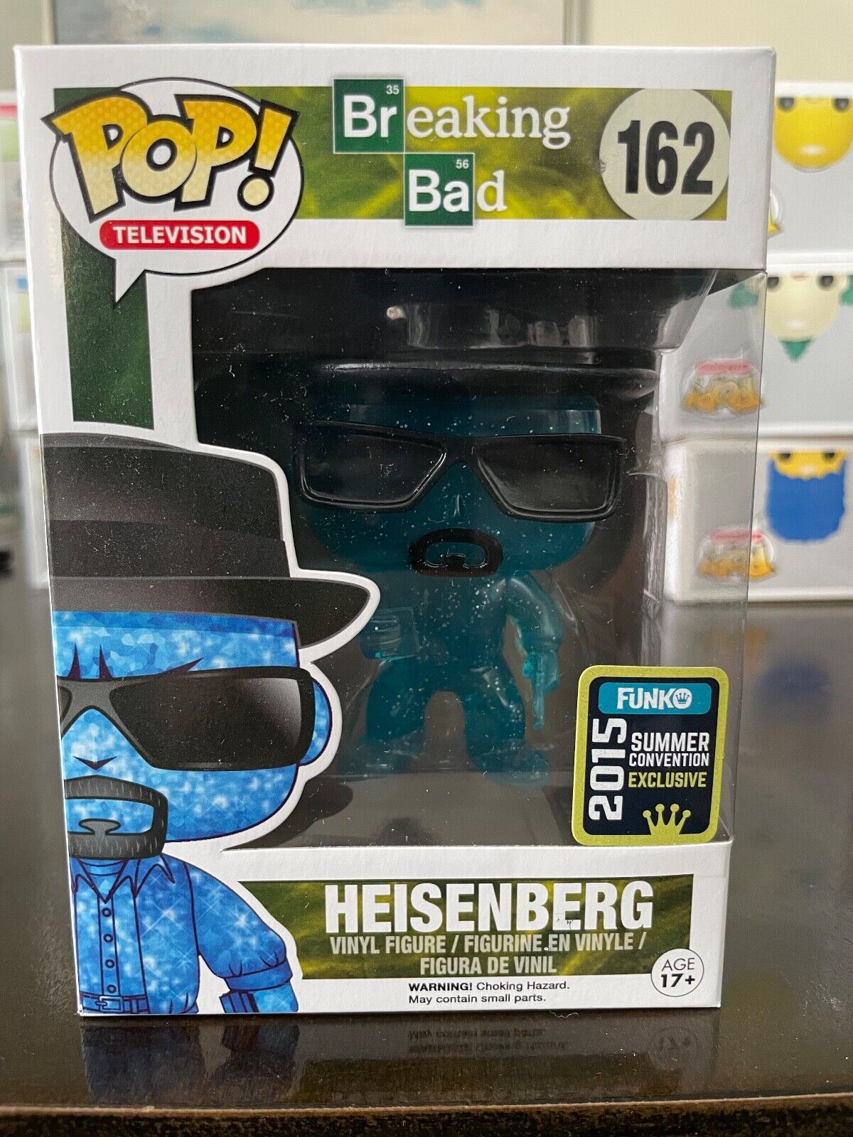 Funko Pop Breaking Bad Heisenberg (Blue Crystal) San Diego Comic Con (SDCC) 