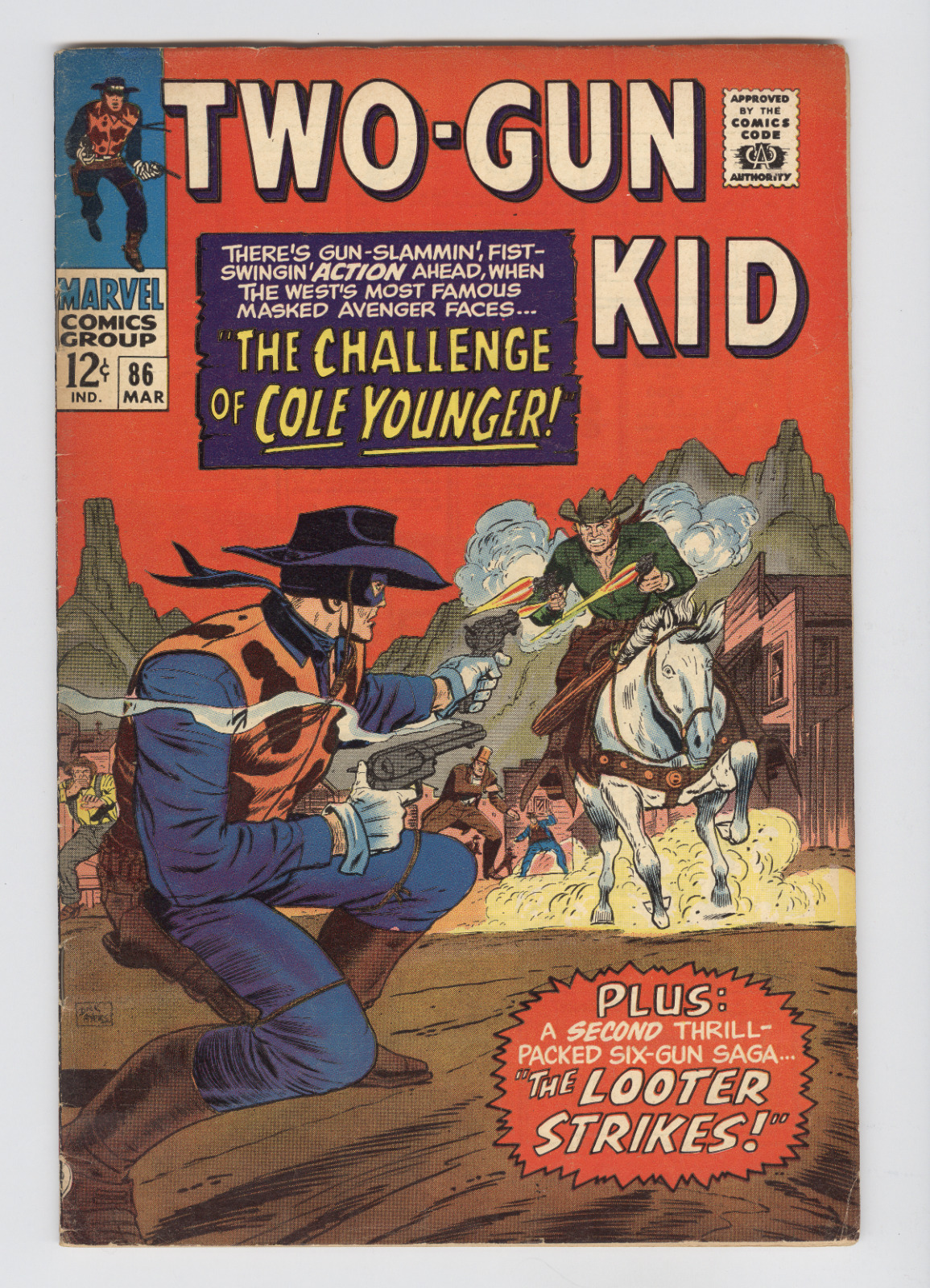Two-Gun Kid #86 March 1967 VG+ Cole Younger