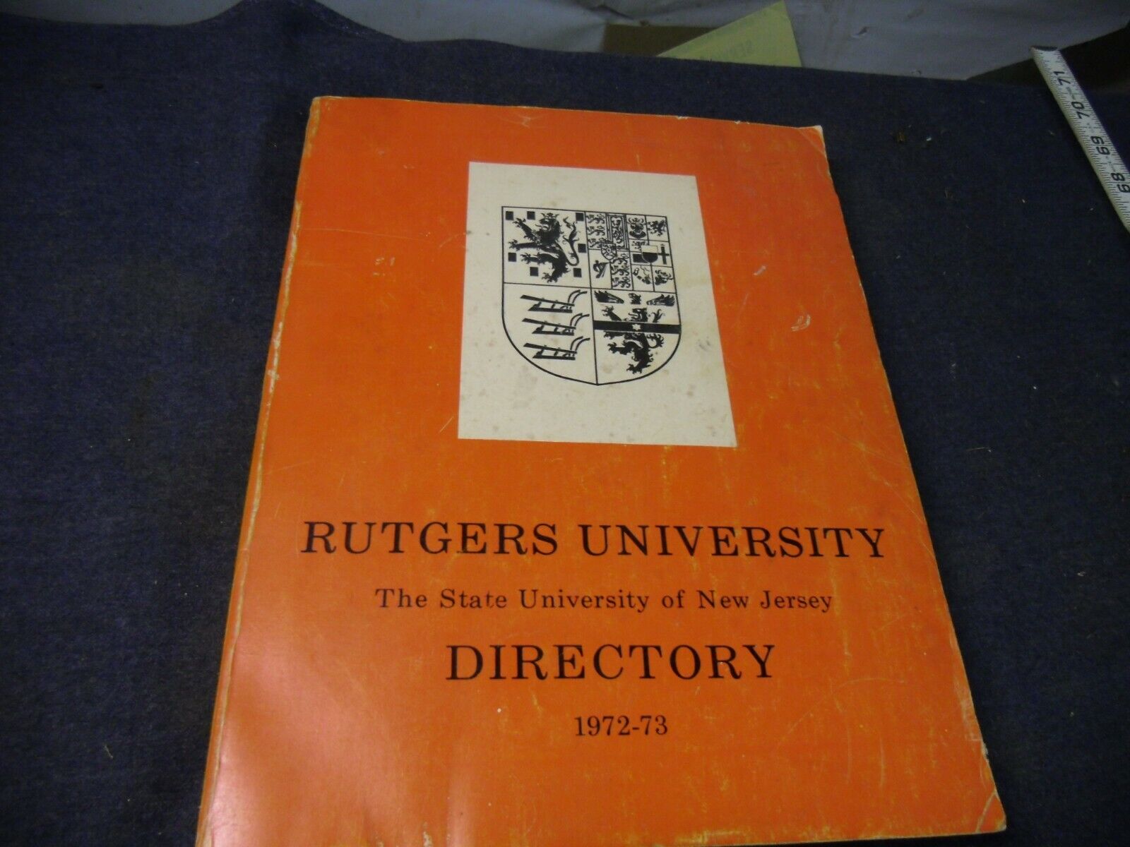 Rutgers University directory 1972 - 1973 vintage with advertisements 