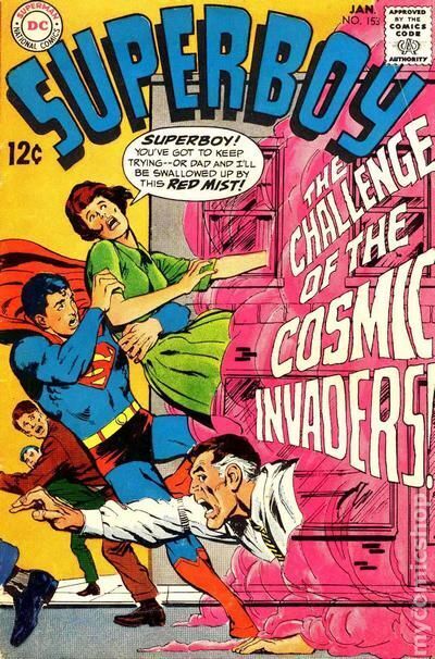Superboy #153 VG- 3.5 1969 Stock Image Low Grade