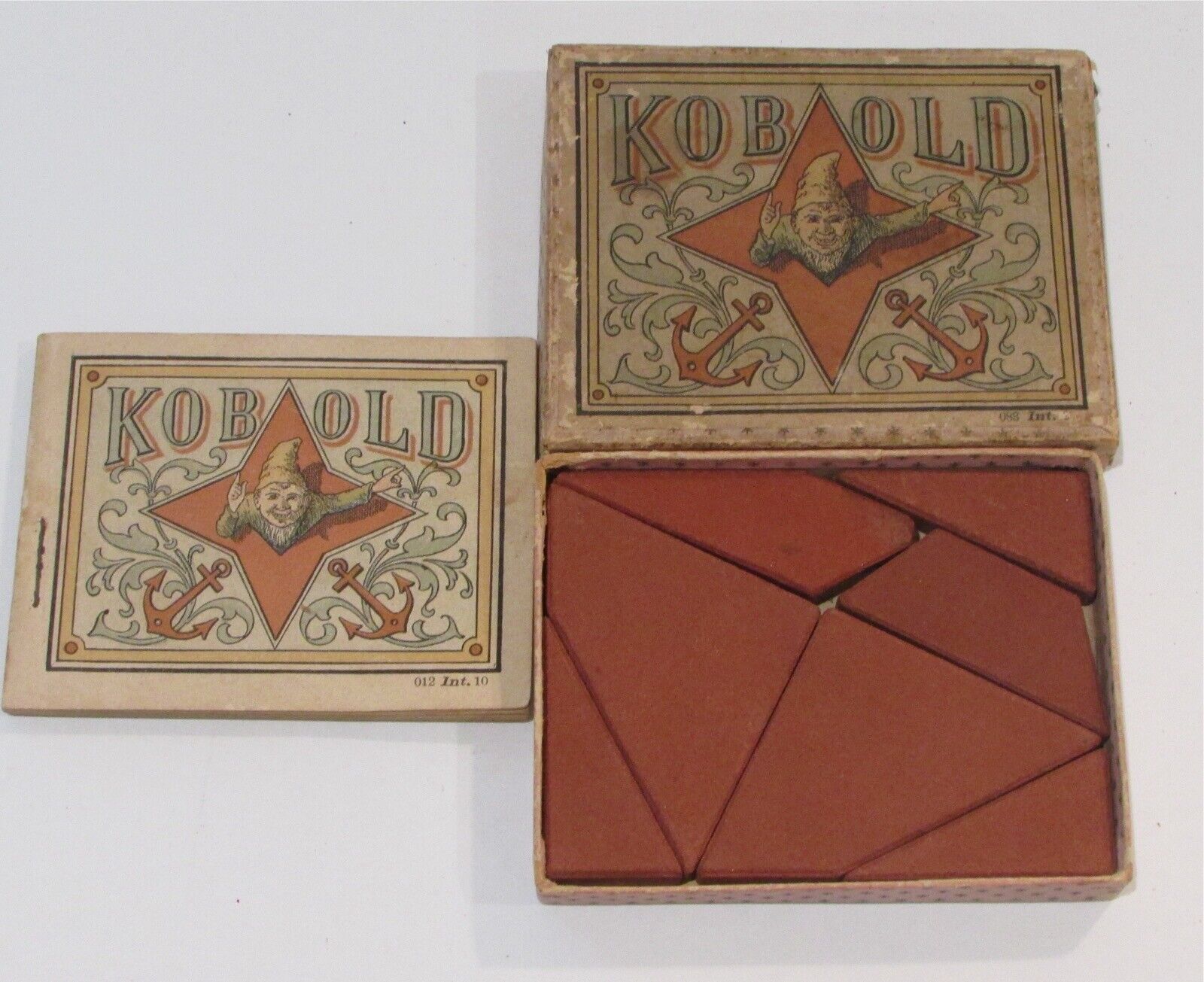 1890s RIchter\'s Kobold Devil Goblin Stone Puzzle Box Booklet Halloween 