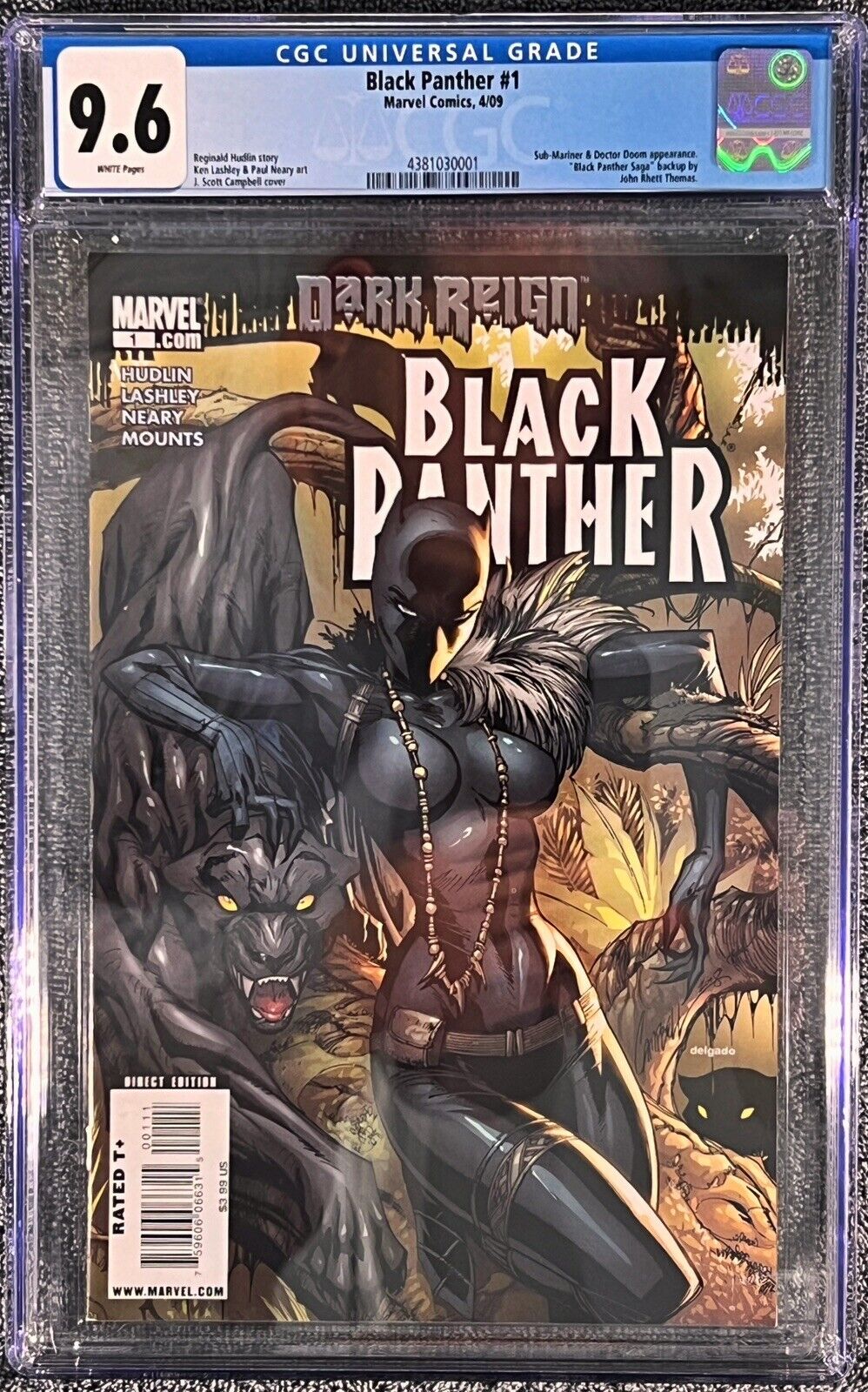 Black Panther #1 Vol 5 CGC 9.6, First Shuri Cover As Black Panther