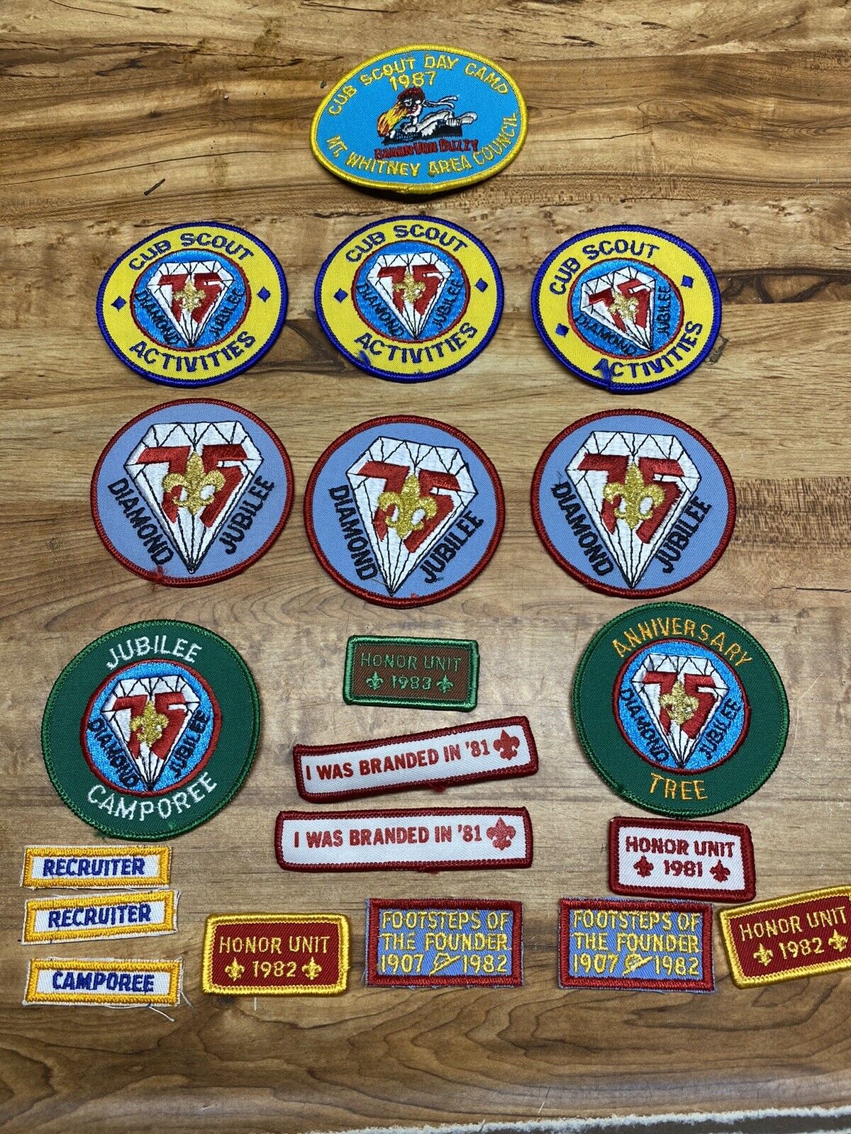 Vintage 1980\'s & 1970\'s Boy\'s, Cub\'s Scouts Club Patches, 20 Vintage Patches