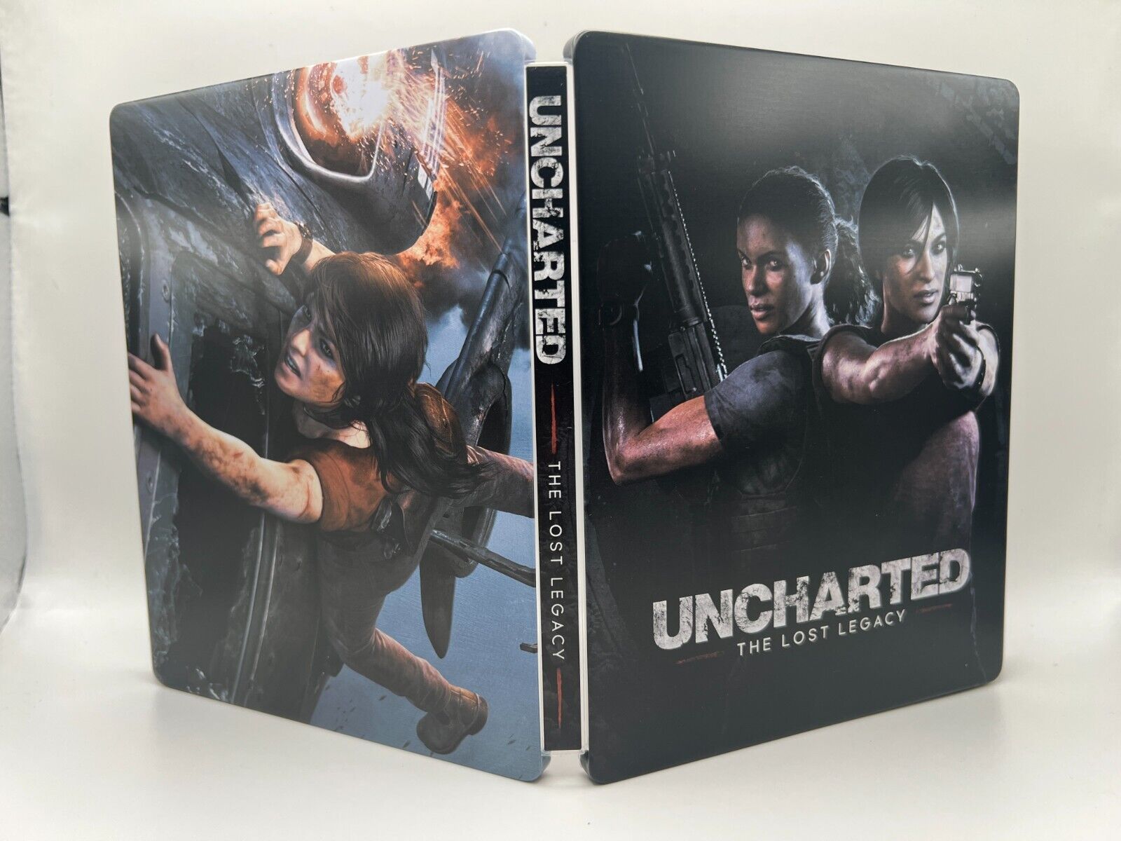 Uncharted The Lost Legacy Custom mand steelbook case (NO GAME DISC) for PS4/PS5
