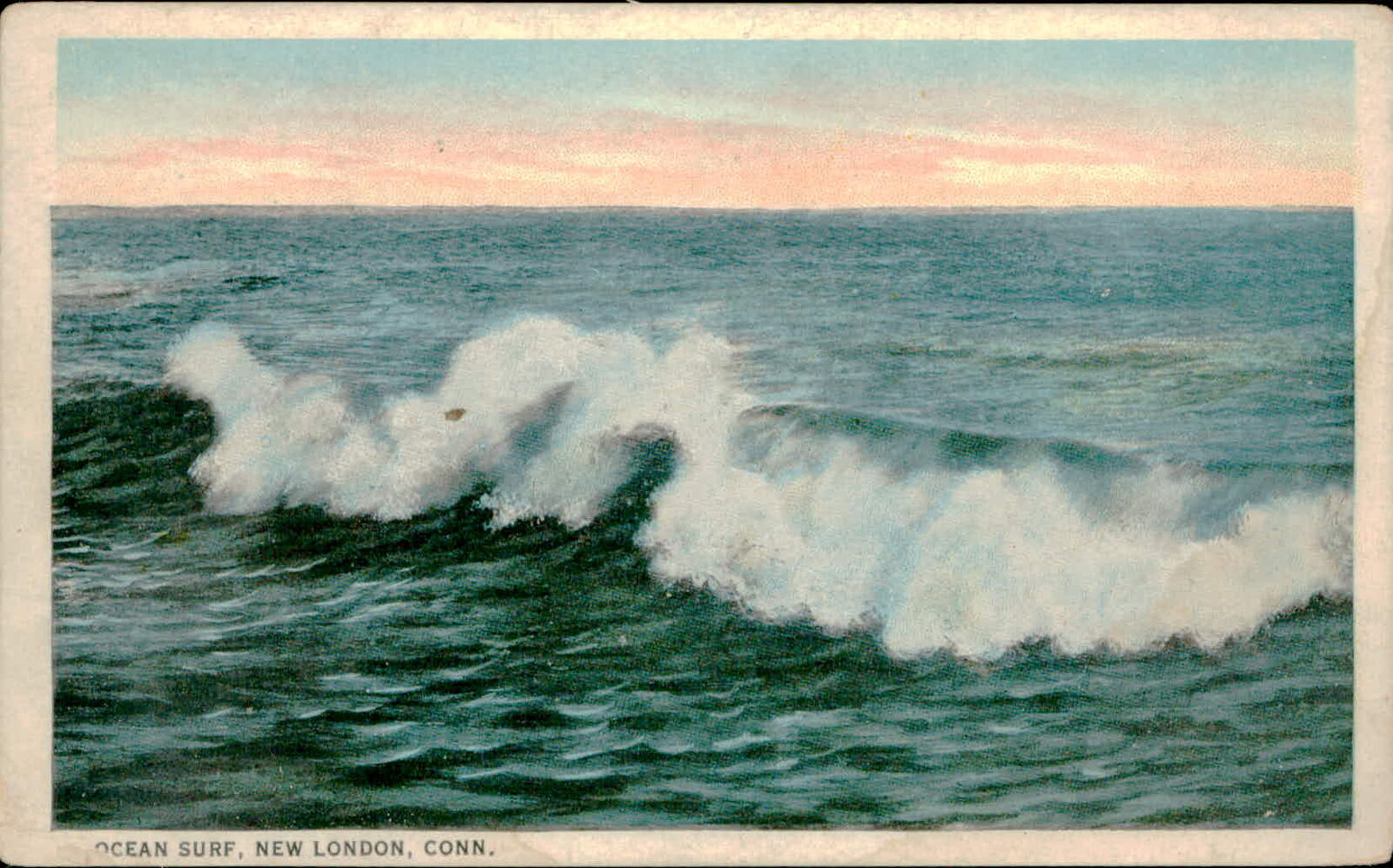 Postcard: OCEAN SURF, NEW LONDON, CONN.