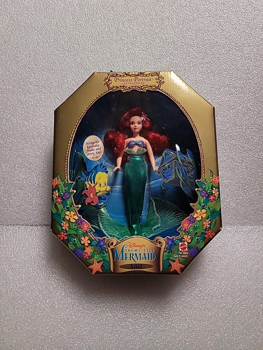 Mattel 1997 Disney\'s Princess Portrait Collectibles The Little Mermaid Ariel