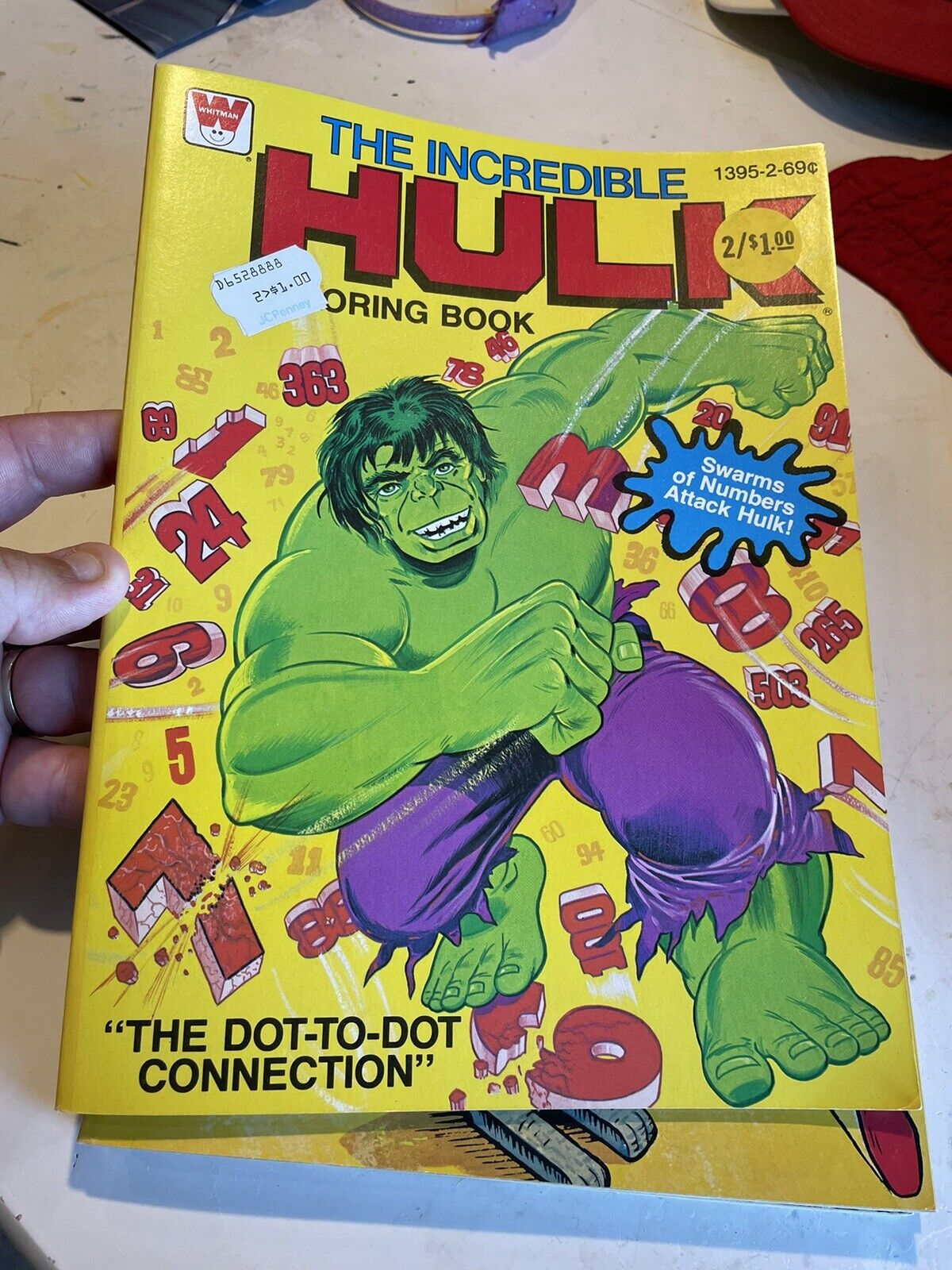 Vintage 1979 The Incredible HULK Coloring Book By Whitman Marvel - UNUSED 