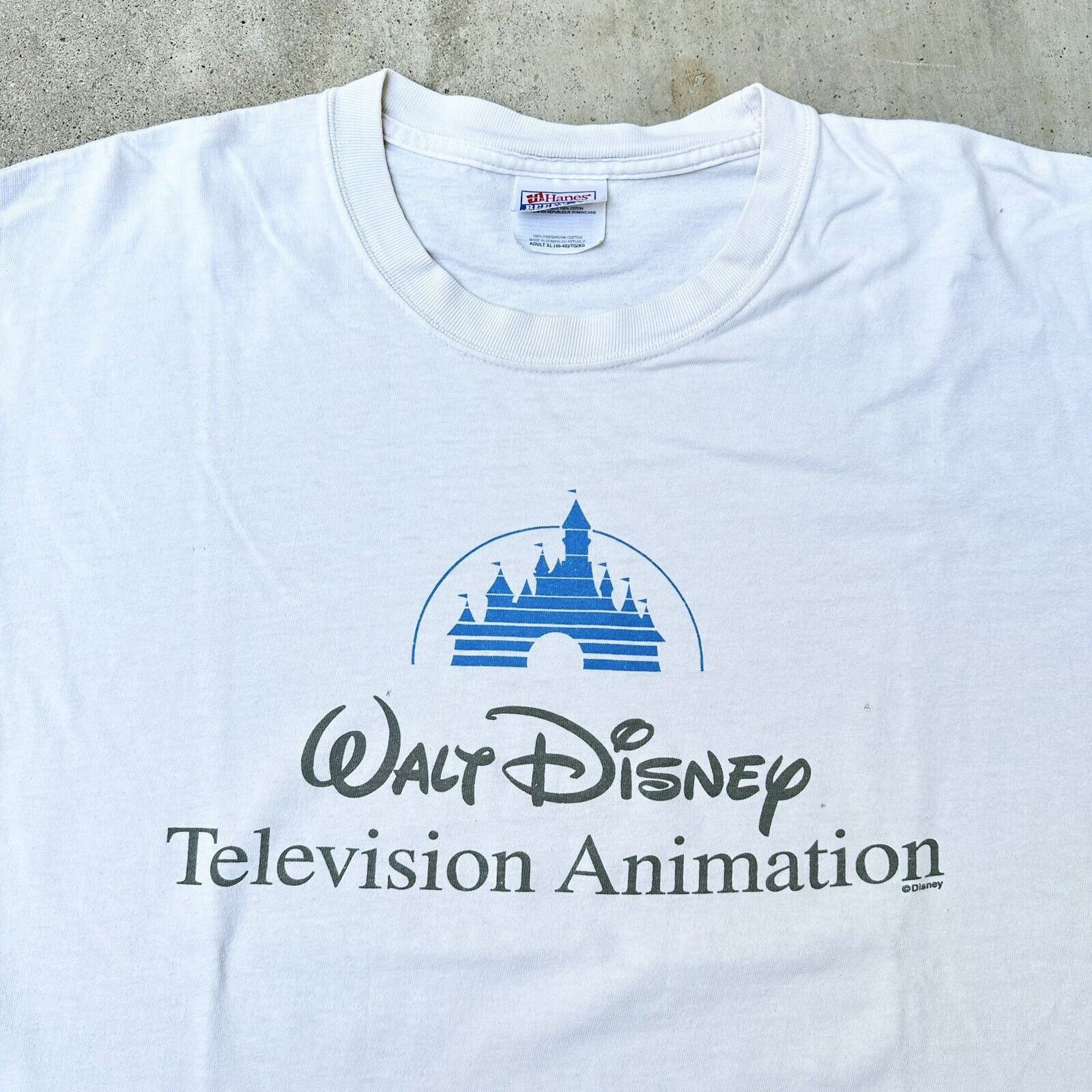 NEW Rare Vintage 90s Walt Disney Television Animation Employee T-shirt XL