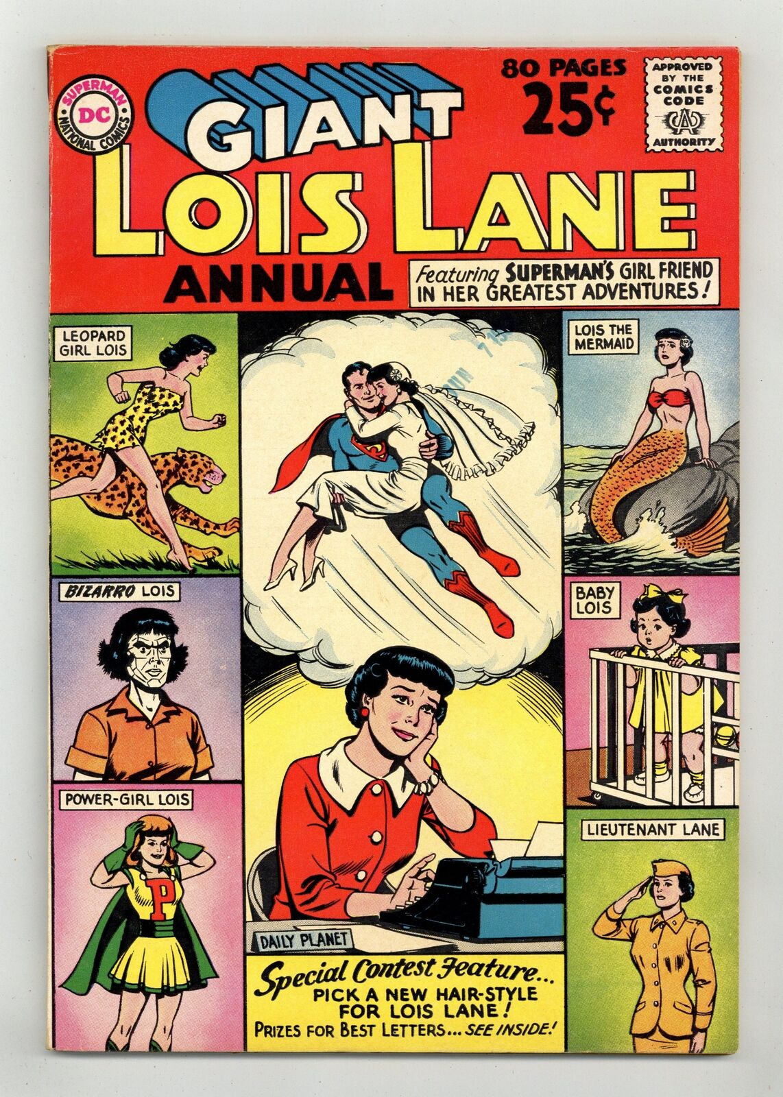Superman's Girlfriend Lois Lane Annual #1 VF- 7.5 1962