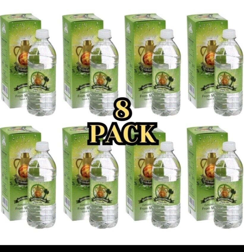 Zam Zam Holy Water From Makkah 500 ML Pack Of 8 100% Authentic