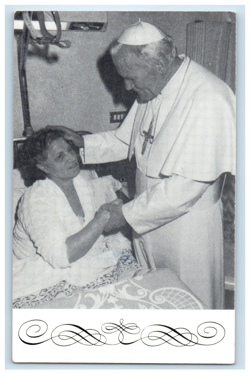 c1980\'s Polish Fr. Justin Pope John Paul II Buffalo New York NY Vintage Postcard