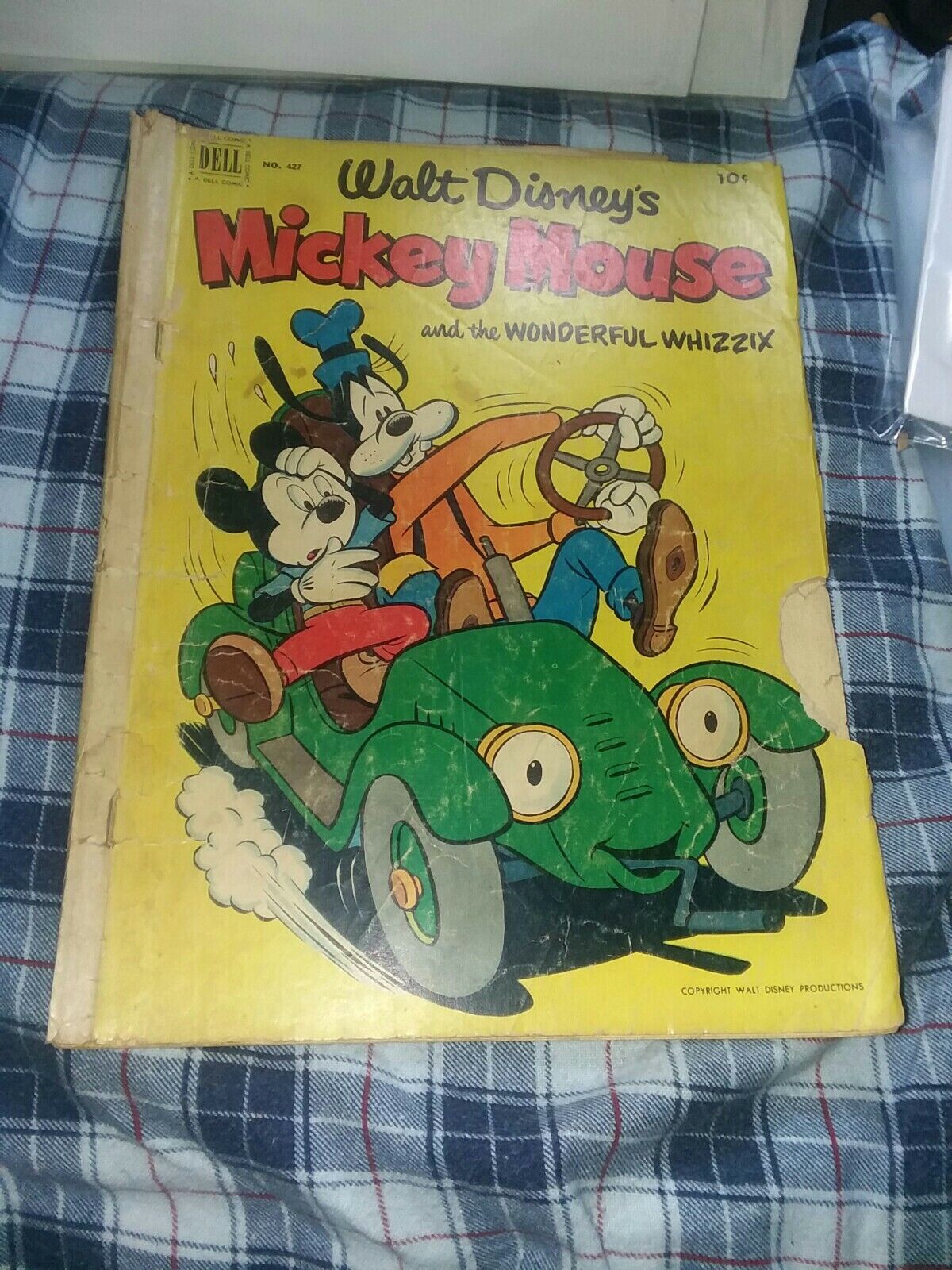 Mickey Mouse Four Color #427 dell comics 1952 The Wonderful Whizzix Golden age 