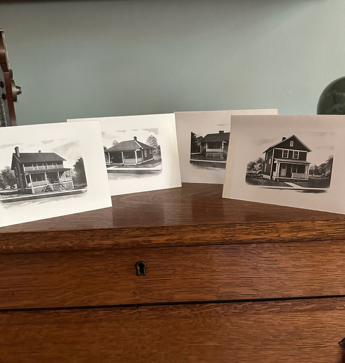 Vintage Note Cards Old Hickory TN Featuring Unique Homes Built In 1930’s - 40’s