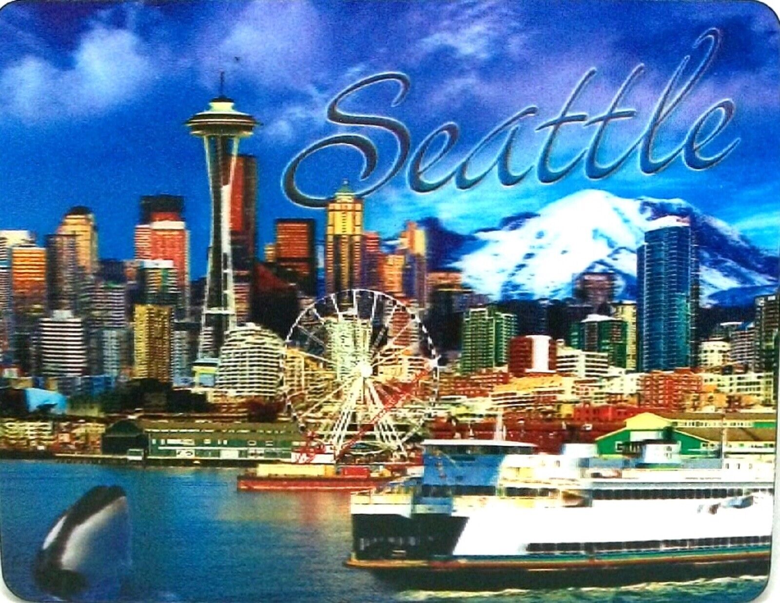 Seattle Washington 3D Fridge Magnet