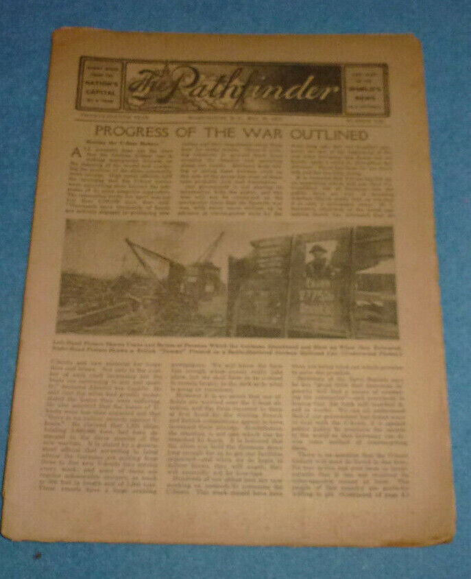 The Pathfinder Progress of WWI Newspaper May 19, 1917