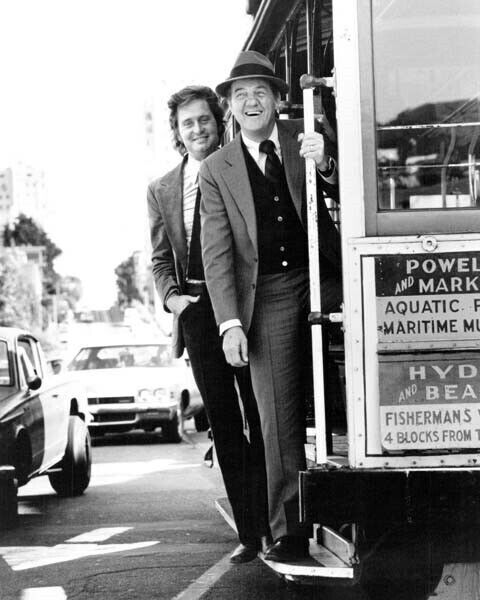 Streets of San Francisco Michael Douglas Karl Malden ride cable car 24x36 poster