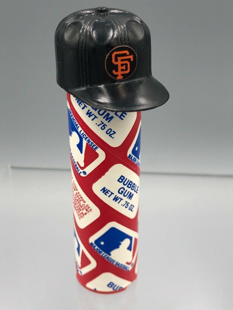 c 1980 SAN FRANCISCO GIANTS MLB Baseball Cap BUBBLE GUM Candy Container DONRUSS