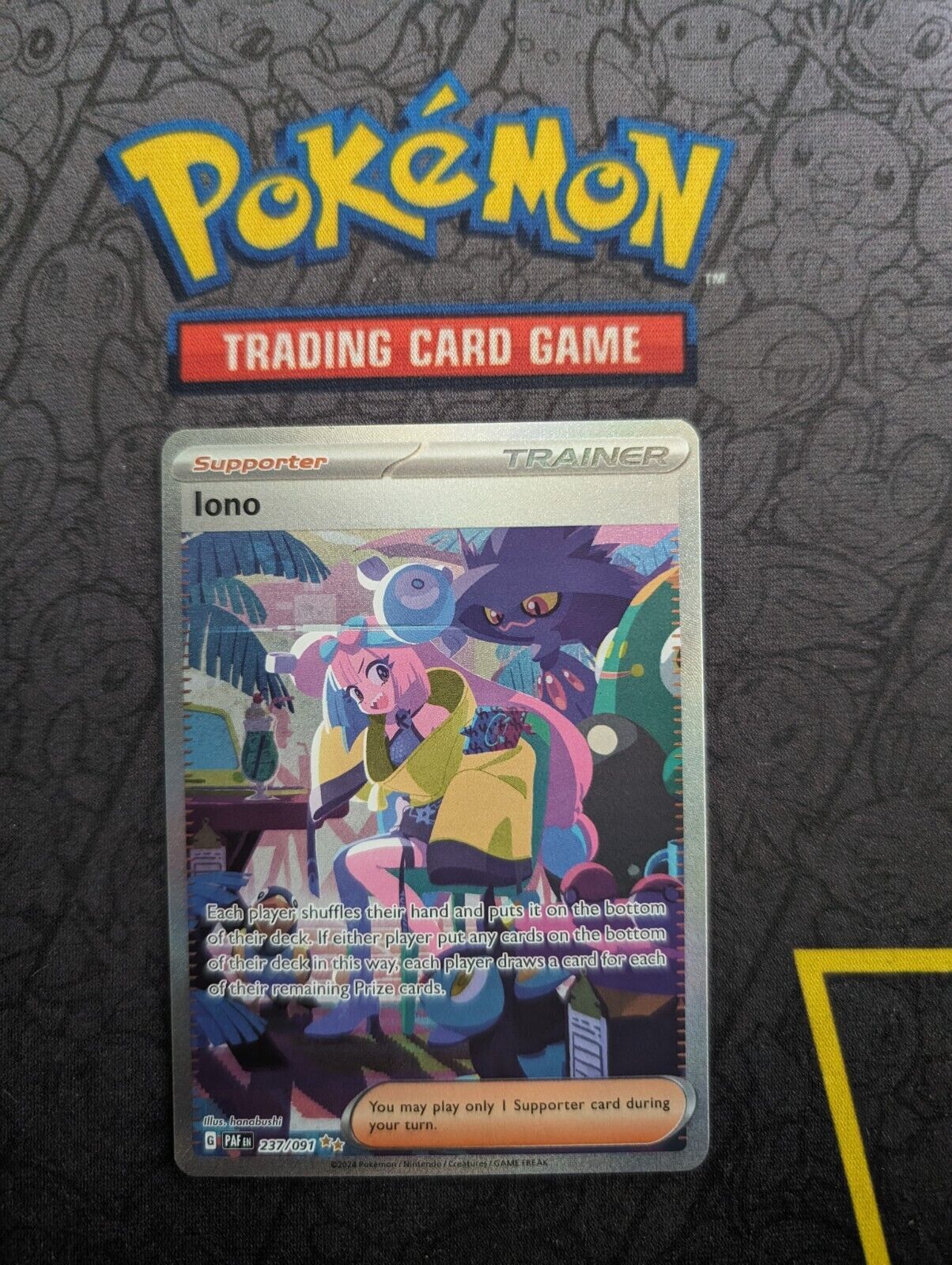 Pokémon TCG - Iono - 237/091 - Paldean Fates - Special Illustration Rare - 2nd