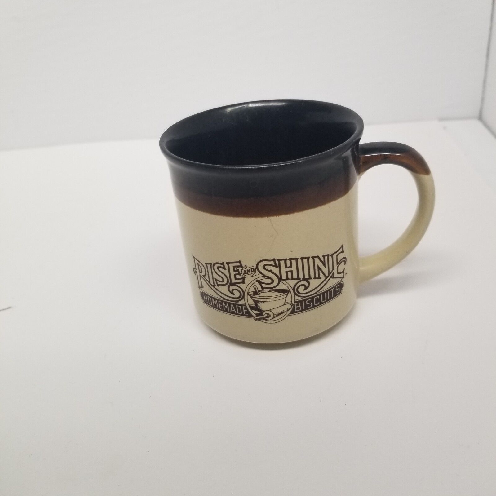 Vintage 1984 Hardee\'s Rise And Shine Homemade Biscuits Coffee Mug